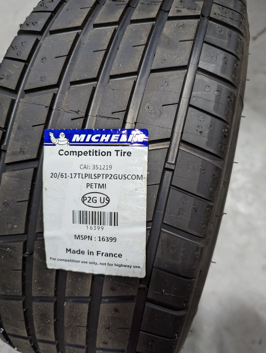 New 20/61-17 Michelin P2G Rain Tire