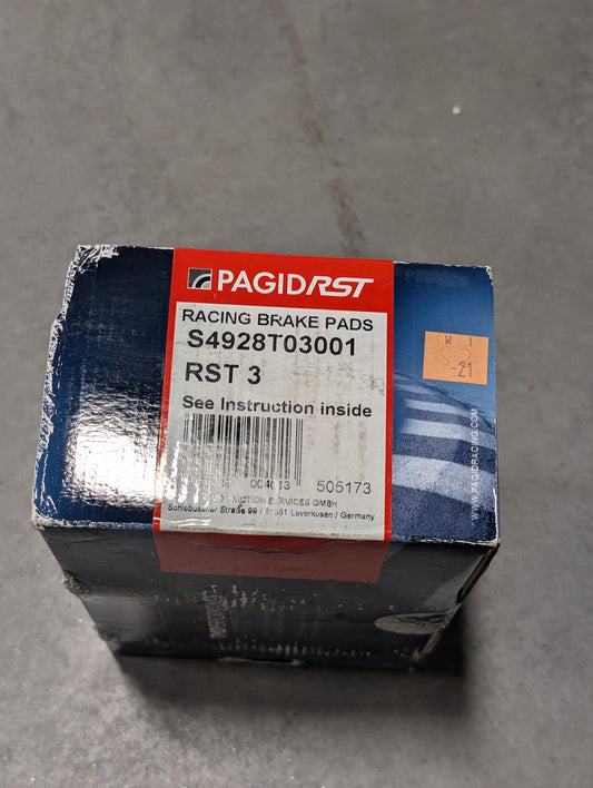 NEW Pagid Racing Front Brake Pads RST 3 Cayman GT4 RS